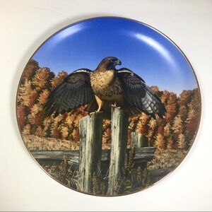Thomas J Hirata “Realm of the Red Tail” vtg plate